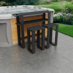 Naxos Hot Tub Bar With Stools