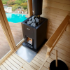 Harvia Linear 18 Compact Wood Burning Stove